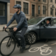 Boston cyclist dooring accident lawyer guide showing an open car door beside a bike lane