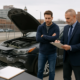Preserve vehicle after car accident Massachusetts: documented damaged car in Boston