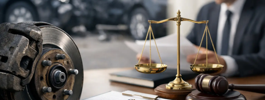What a Defective Brake Accident Lawsuit Requires
